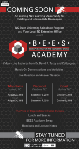 Cover photo for BEES Academy Upcoming Training
