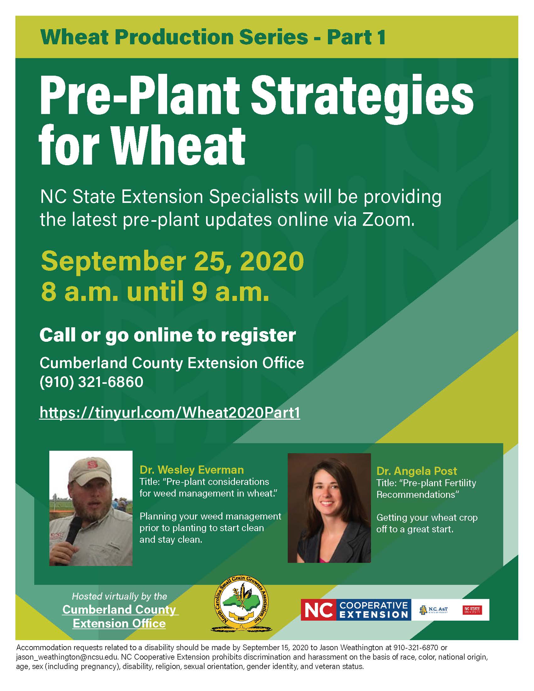 wheat production flier