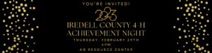 Cover photo for 2024 Iredell County 4-H Achievement Night