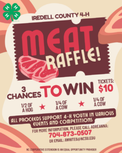 Cover photo for Iredell County 4-H Meat Raffle